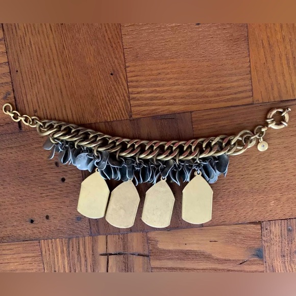 J.CREW COLLECTION Simulated Gemstones Chunky Charm Bracelet - Picture 3 of 10